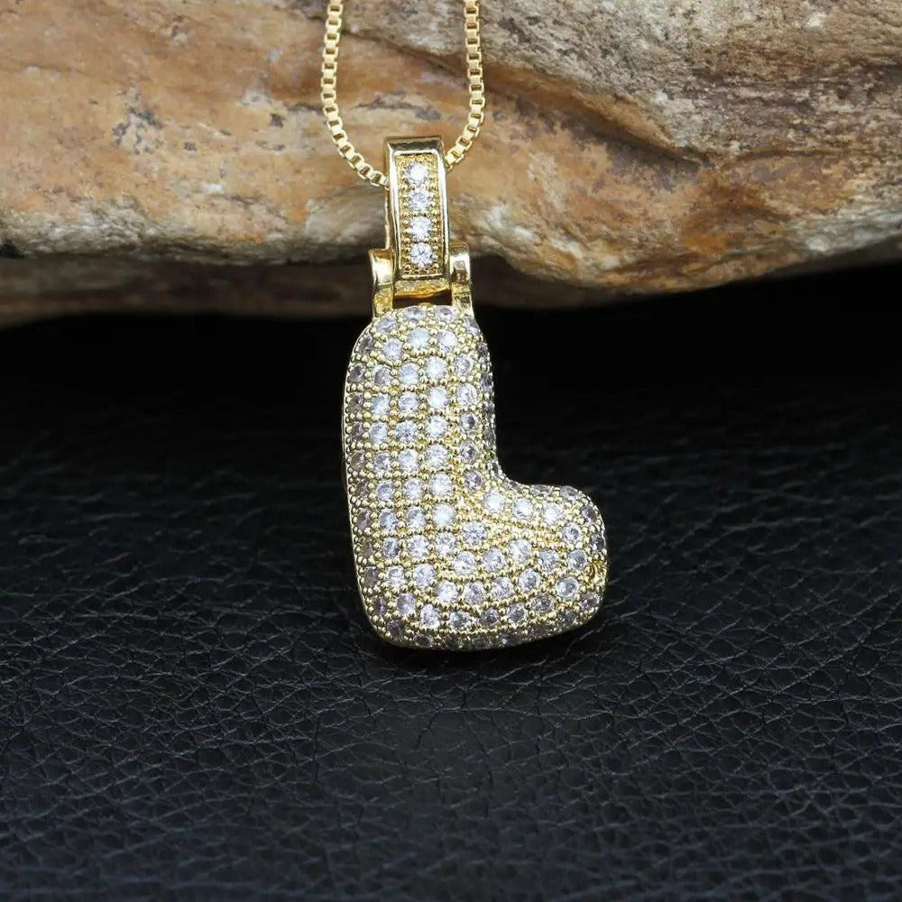 Ballon Initiële Charm Ketting