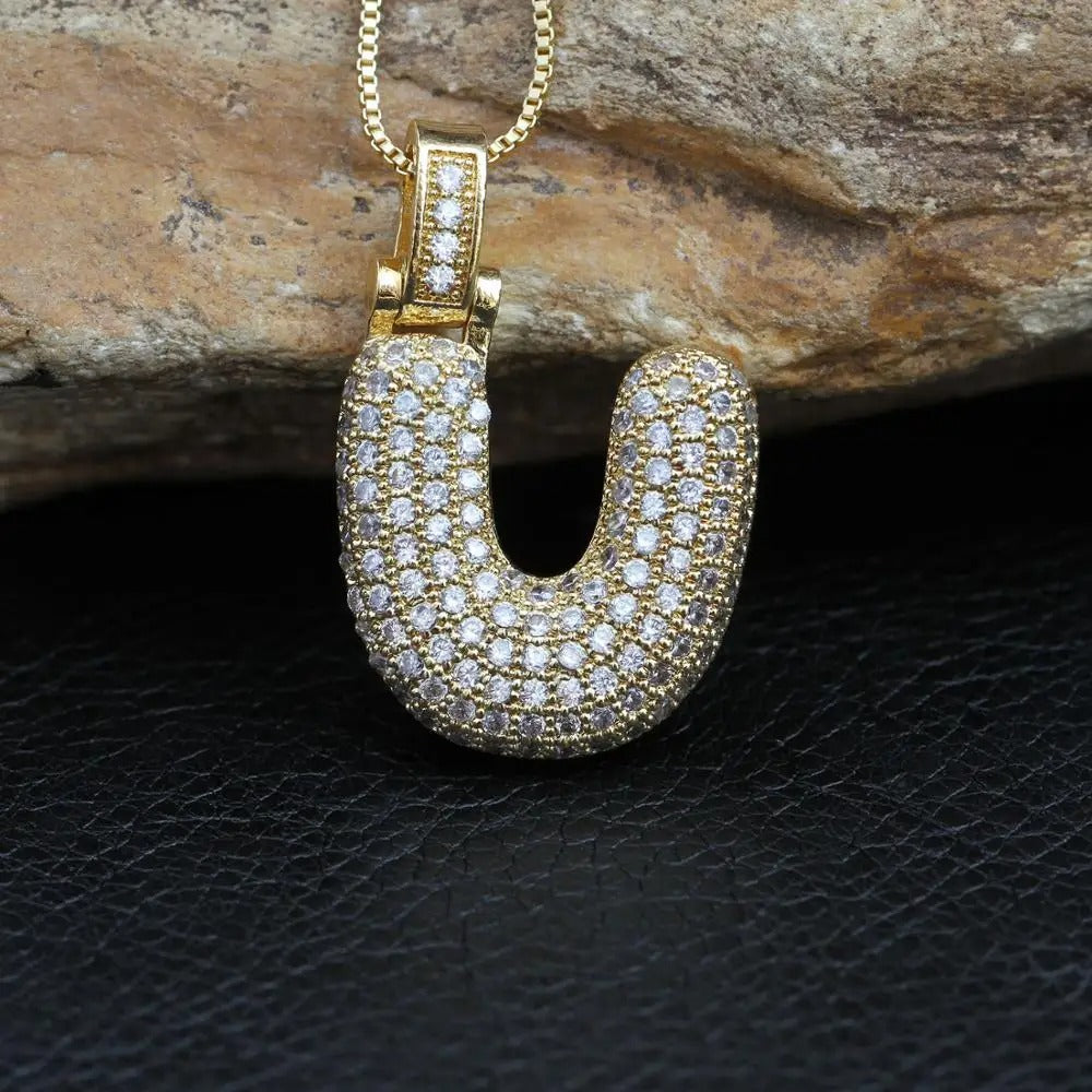 Ballon Initiële Charm Ketting