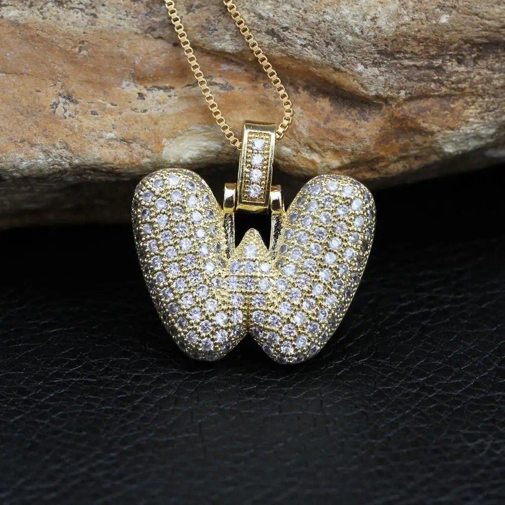 Ballon Initiële Charm Ketting