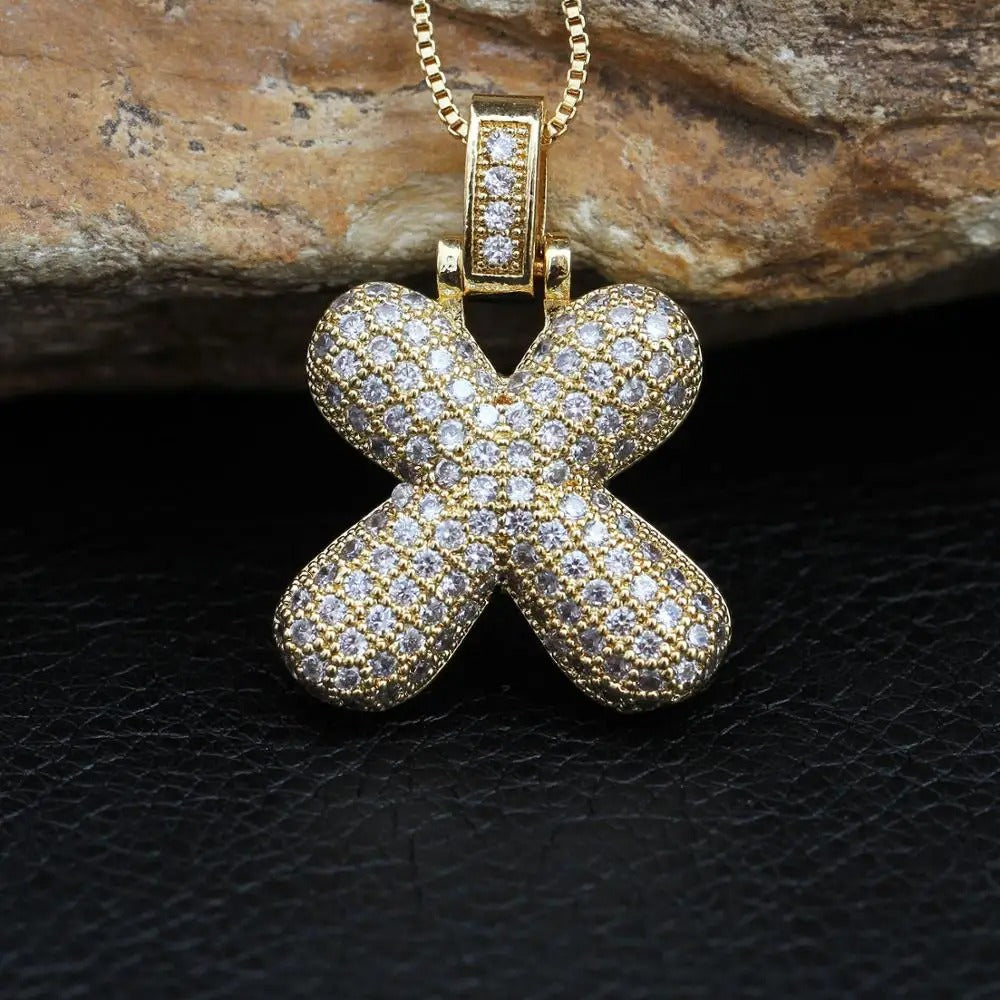 Ballon Initiële Charm Ketting