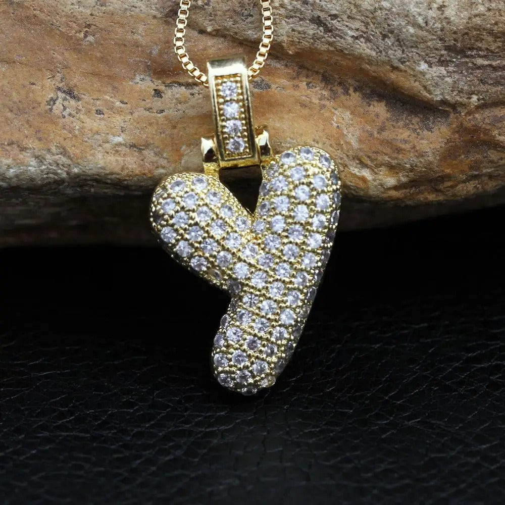 Ballon Initiële Charm Ketting