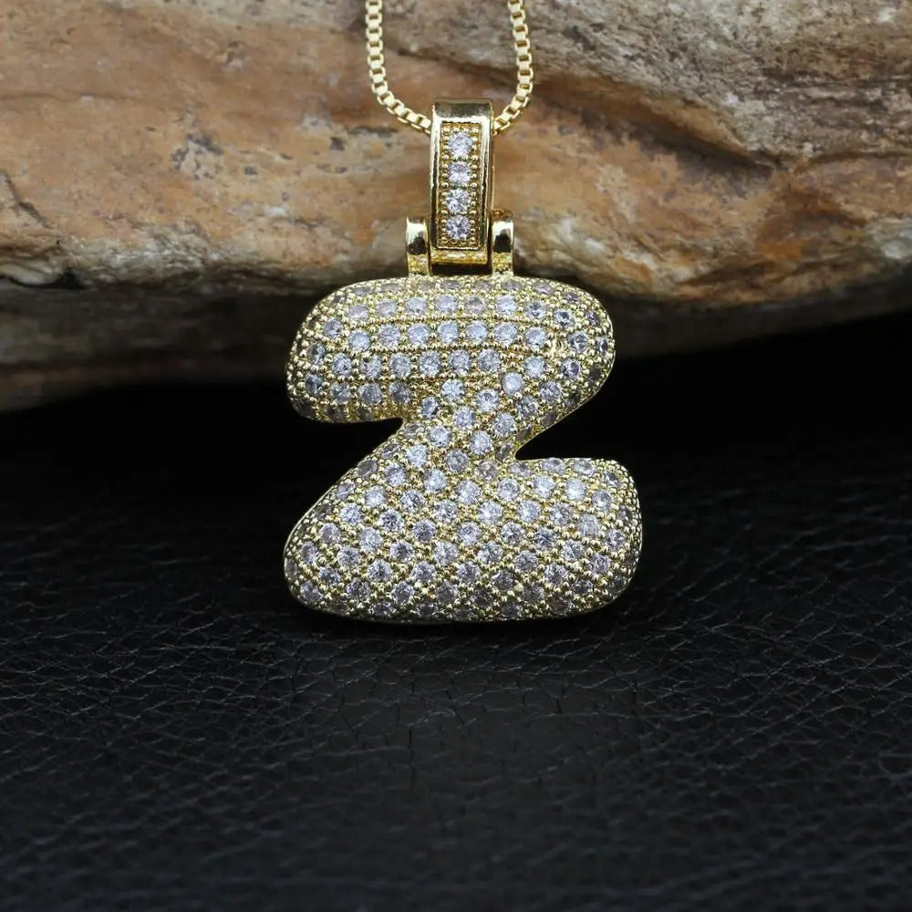 Ballon Initiële Charm Ketting