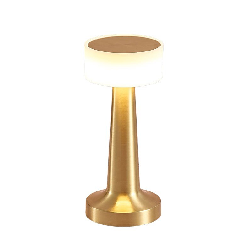 LunaHalo I Draadloze Tafellamp – LED, Oplaadbaar, Modern voor Slaapkamer