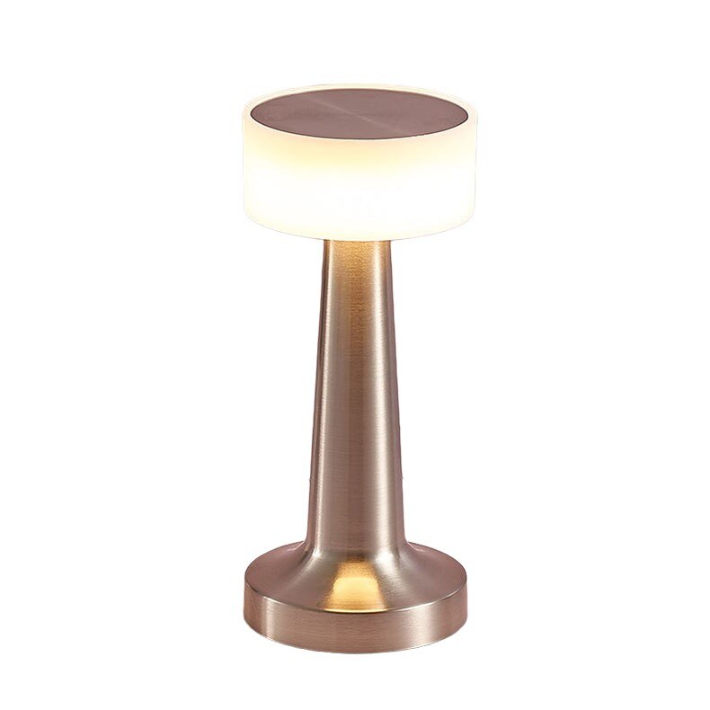 LunaHalo I Draadloze Tafellamp – LED, Oplaadbaar, Modern voor Slaapkamer