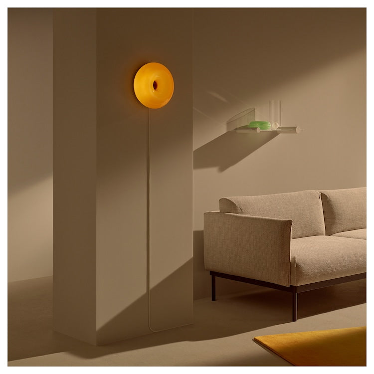 Bauhaus Glazen Donut Wandlamp Modern Decor Met Dimfunctie