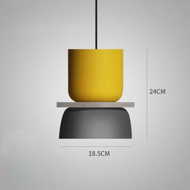 LuminaGlow - Moderne hanglamp in Scandinavische Macaron-stijl