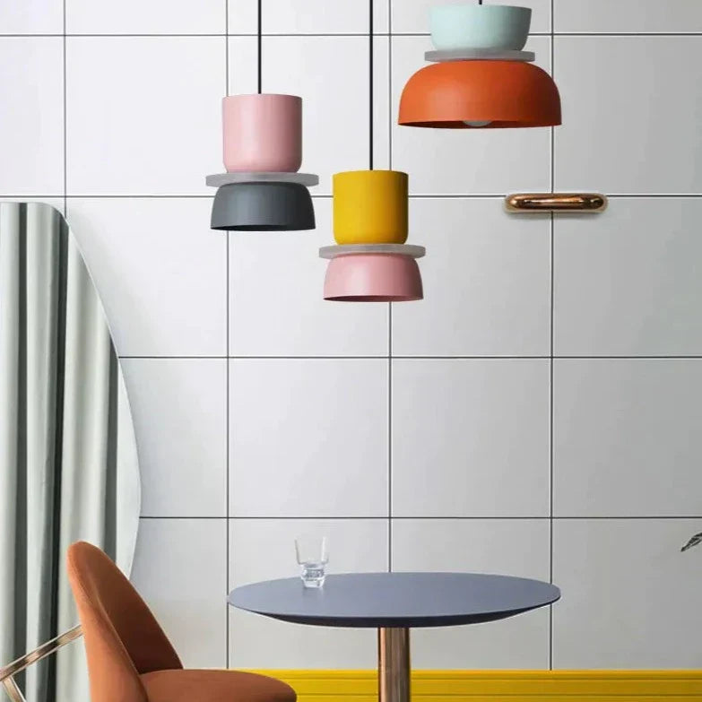 LuminaGlow - Moderne hanglamp in Scandinavische Macaron-stijl