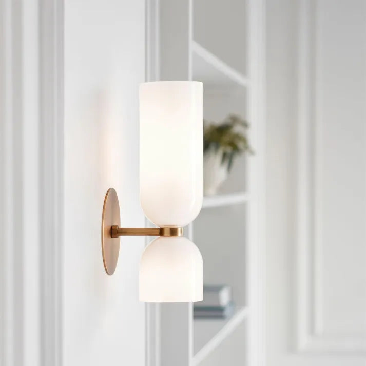 LED Wandlamp Dubbelglas Energiezuinig Modern Ontwerp
