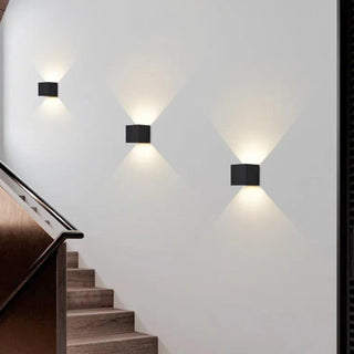 LumiSensor I Waterdichte Wandlamp met Verstelbare Stralingshoek – Zwart/wit