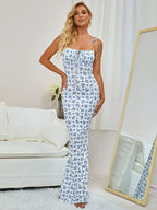 Fiona Bloemenprint Jurk met stretch
