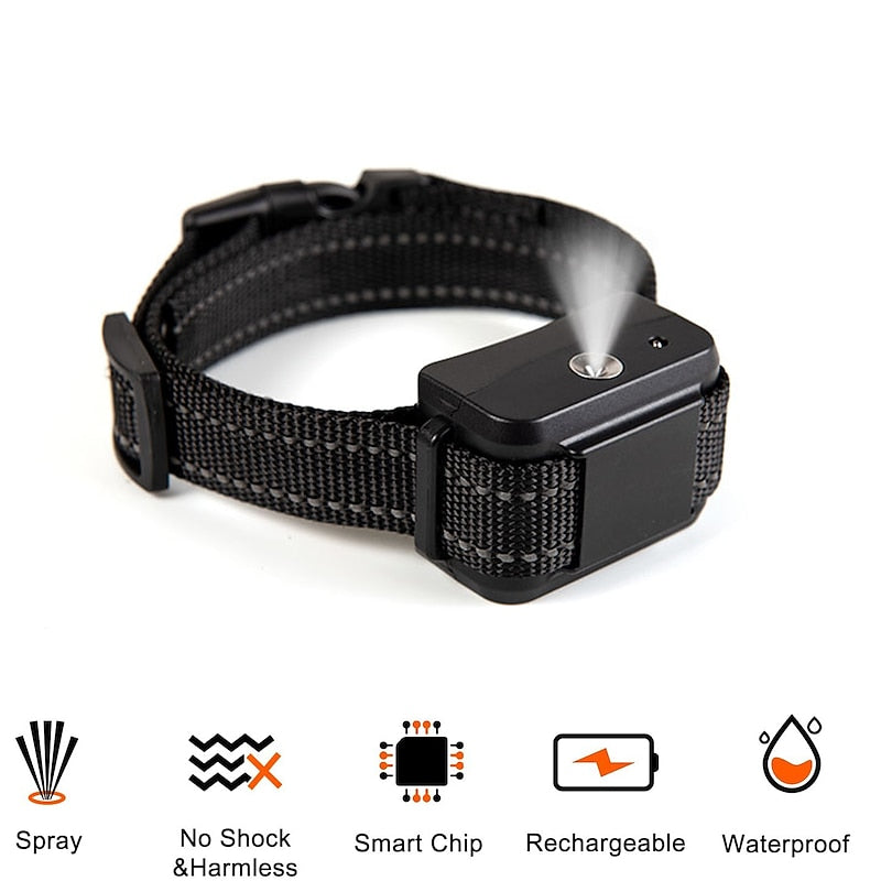 Pijnvrije Citronella Honden Barksensor Halsband met Navulling