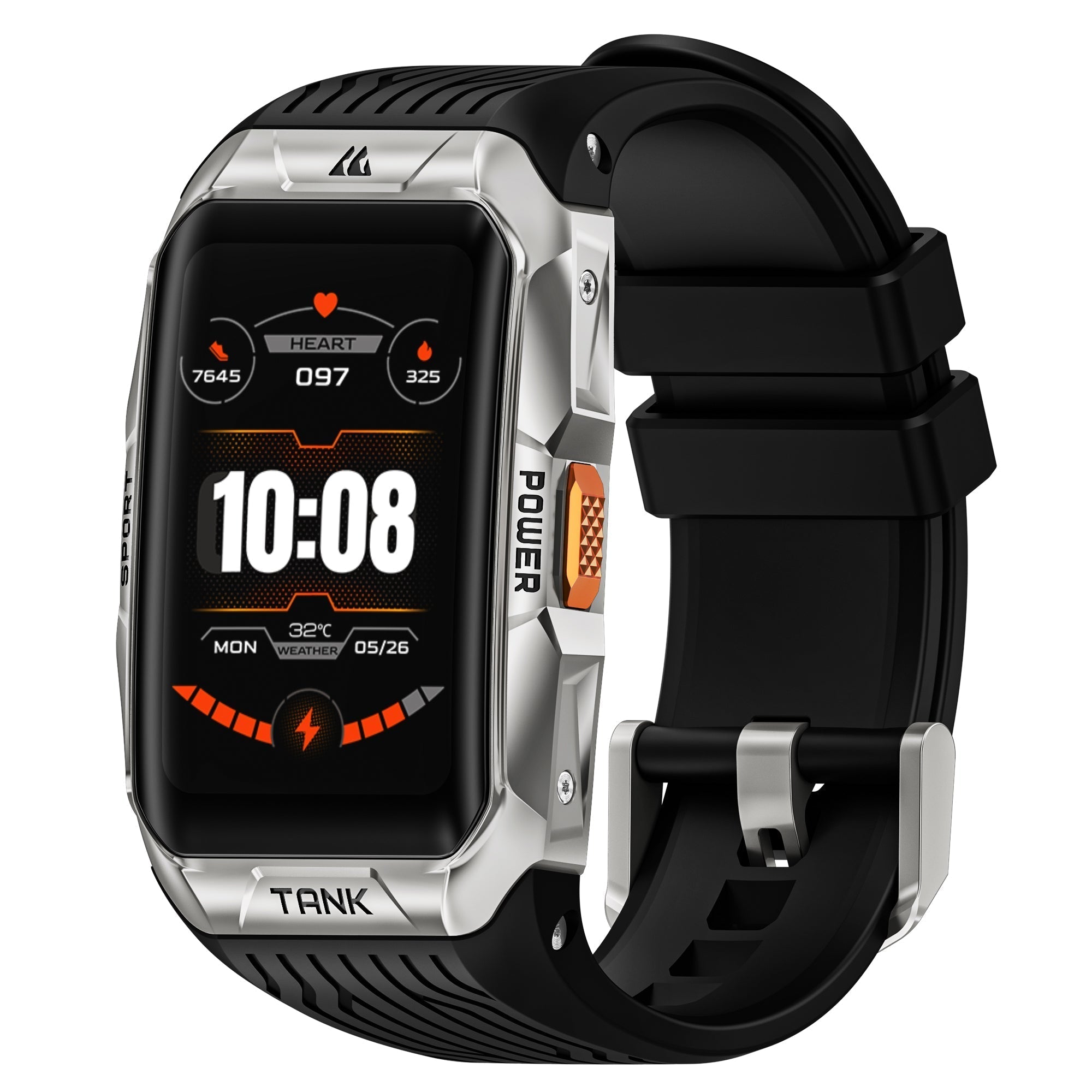 KOSPET TANK X2 ULTRA Smartwatch Met Militaire Testen en Waterdichtheid