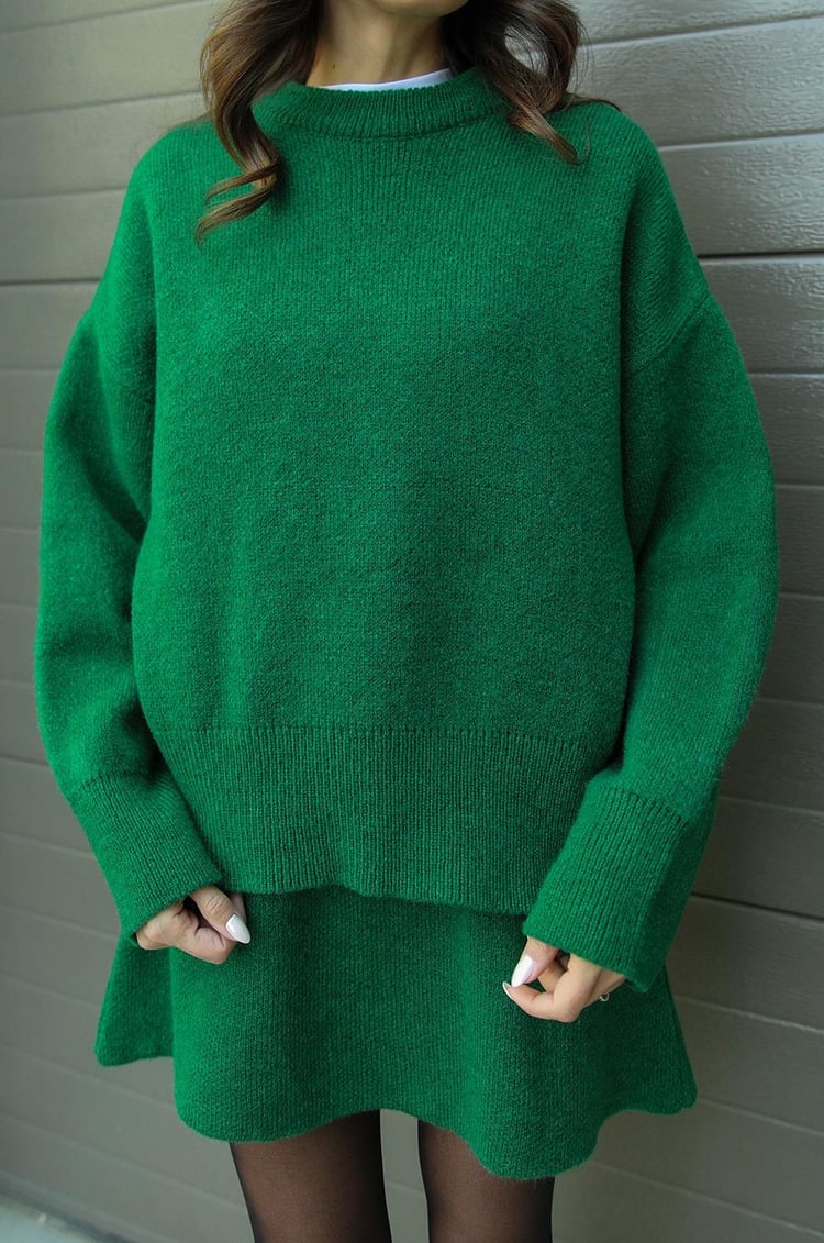 Damure - Cozy Knit 2-delige Trui en Rok set