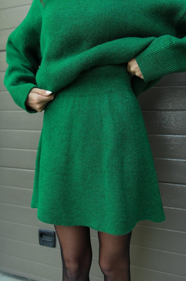 Damure - Cozy Knit 2-delige Trui en Rok set