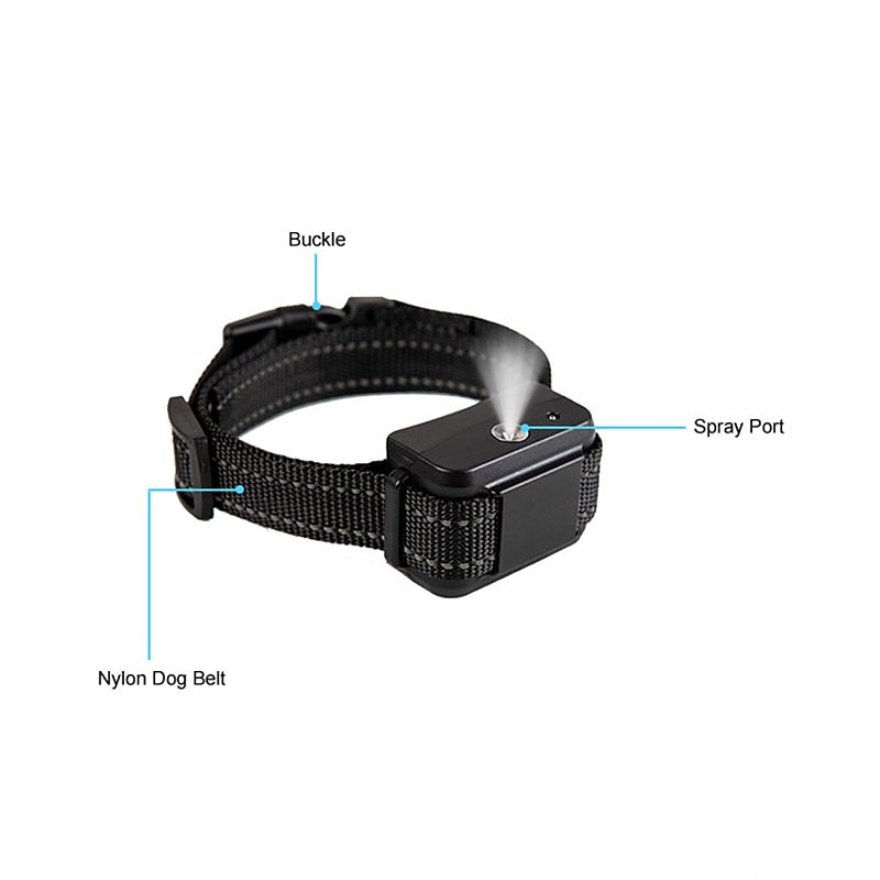 Pijnvrije Citronella Honden Barksensor Halsband met Navulling